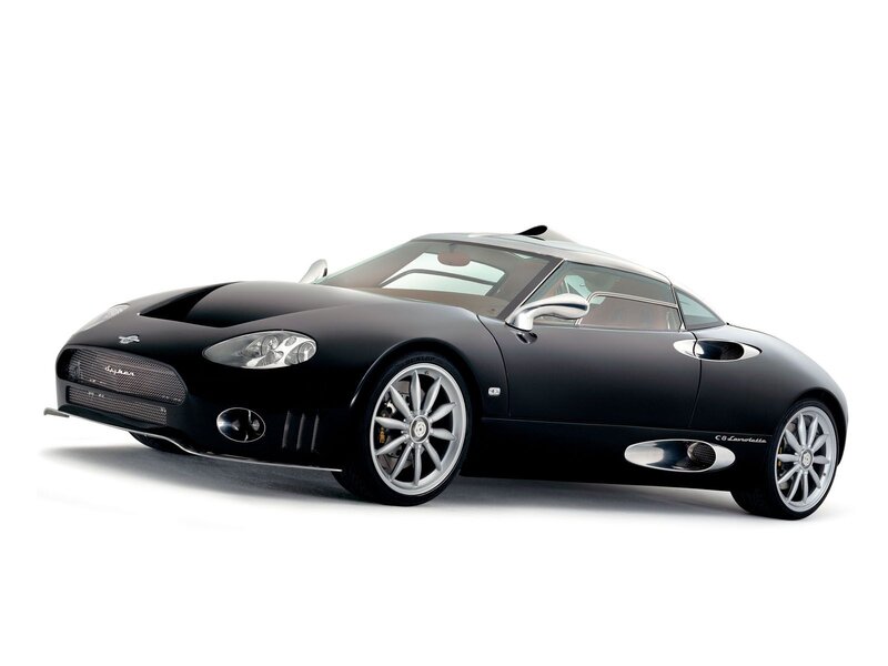 black sports car concept