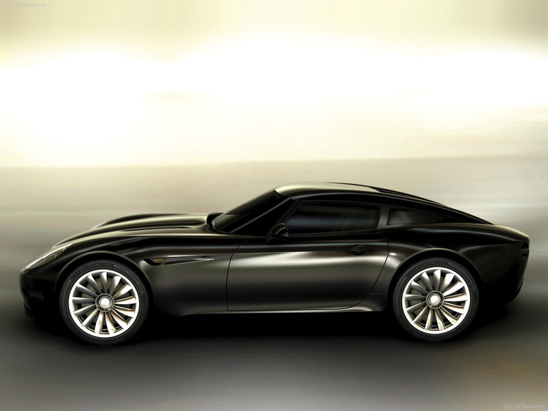 black sports car concept