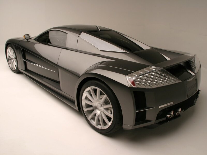 black sports car concept