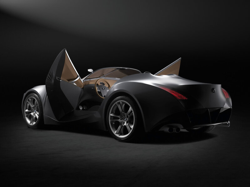 Black Sports Car — Dramatic, 3d Render, Car Door, Steering Wheel