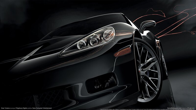 Black Sports Car — Dramatic, 3d Render, Headlight, Wheel