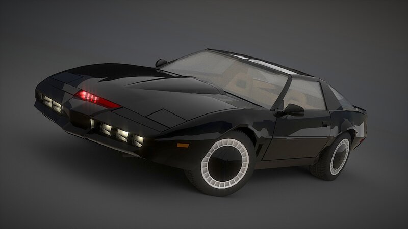 Black Sports Car — Dramatic, 3d Render, Wheels, Lights
