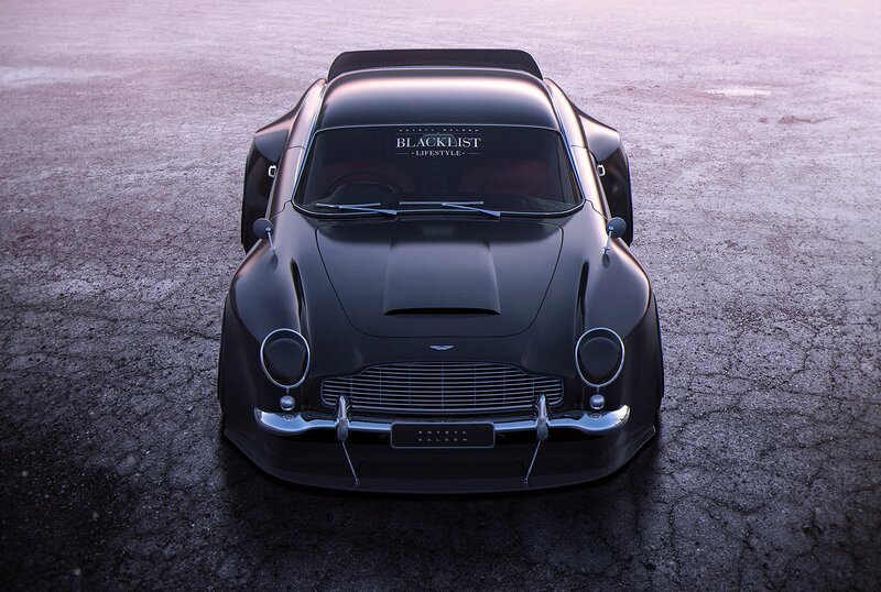 Black Sports Car — Dramatic, 3d Render, Windshield