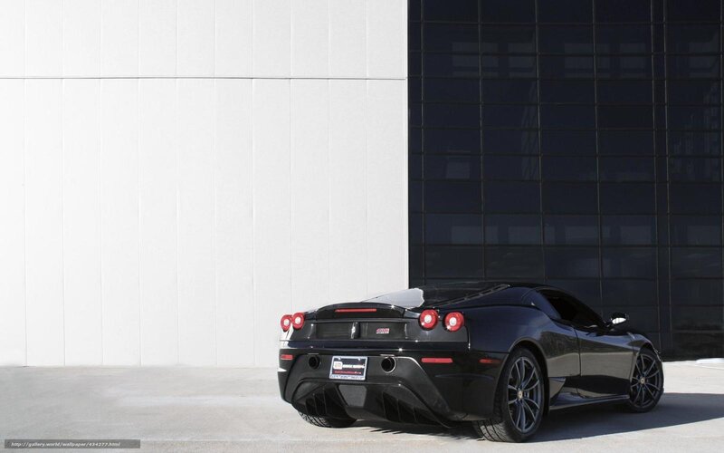 Black Sports Car — Dramatic, Afternoon, Photograph, Building, Concrete Ground, Windows