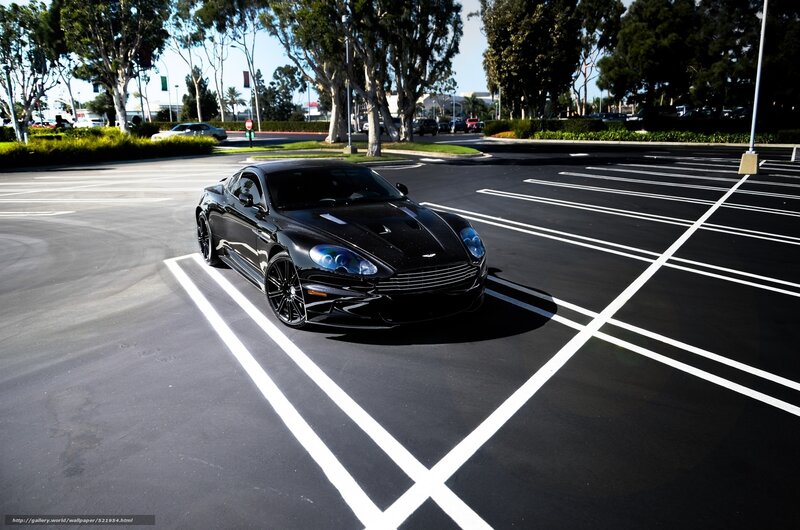 Black Sports Car — Dramatic, Afternoon, Photograph, Parking Lot