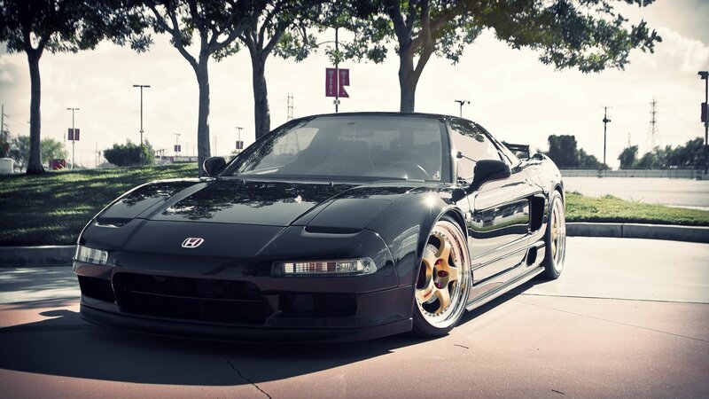 Black Sports Car — Dramatic, Afternoon, Photograph, Trees, Road, Wheels