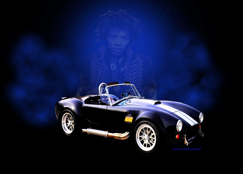 Black Sports Car — Dramatic, Digital Art, Man