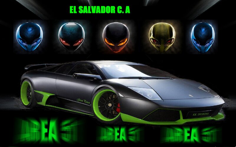 Black Sports Car — Dramatic, Night, Digital Art, Alien Heads