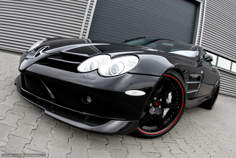 Black Sports Car — Dramatic, Photograph, Building, Pavement