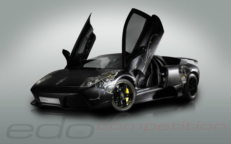 Black Sports Car — Dramatic, Photograph, Car Doors