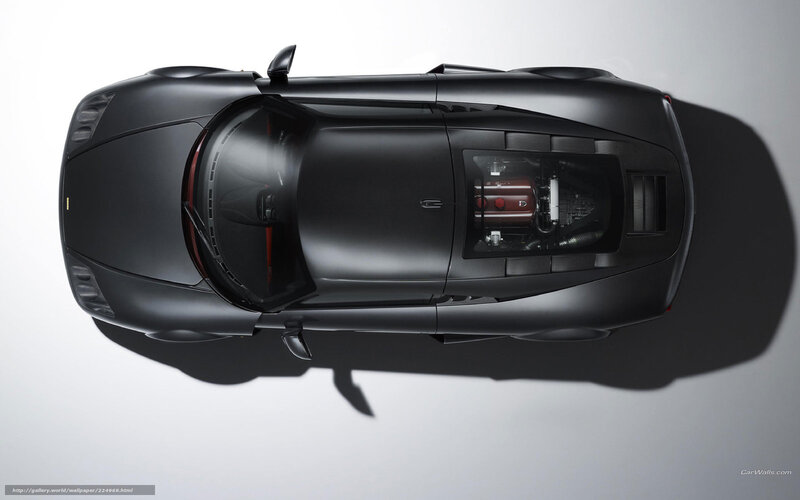 Black Sports Car — Dramatic, Photograph, Engine, Windshield