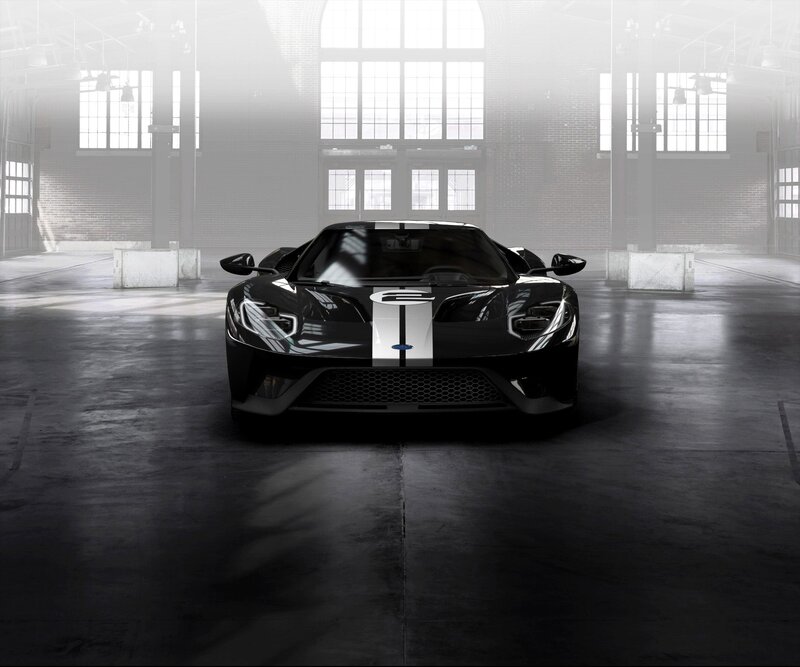 Black Sports Car — Dramatic, Photograph, Factory
