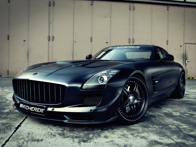 Black Sports Car — Dramatic, Photograph, Garage, Wheels