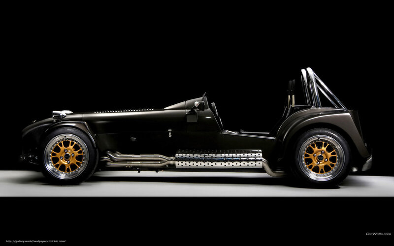 Black Sports Car — Dramatic, Photograph, Gold Wheels