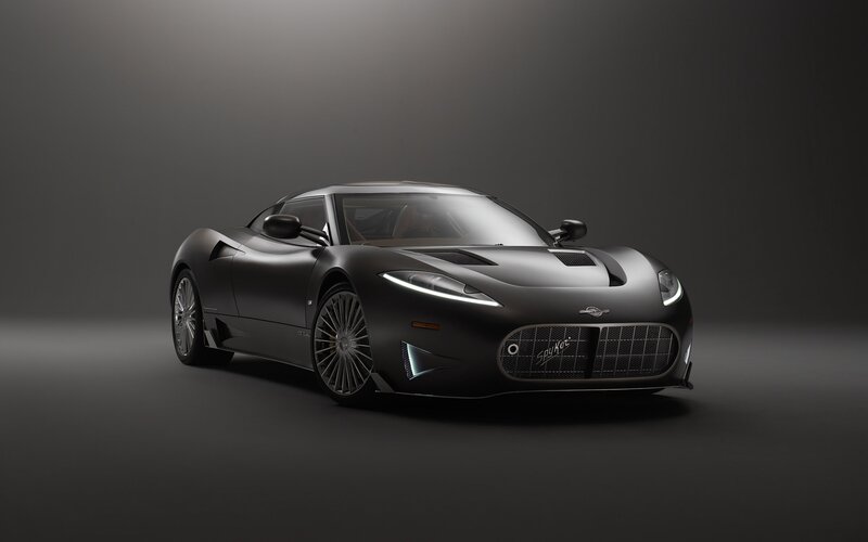 Black Sports Car — Dramatic, Photograph, Grille, Wheels