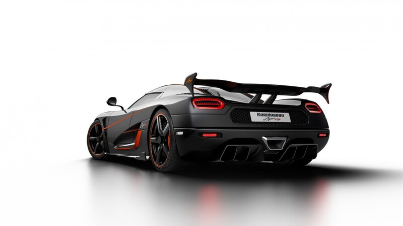 Black Sports Car — Dramatic, Photograph, Rear Wing, Taillights