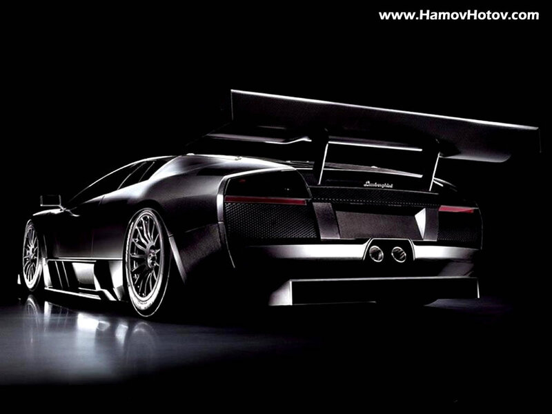 Black Sports Car — Dramatic, Photograph, Rear Wing