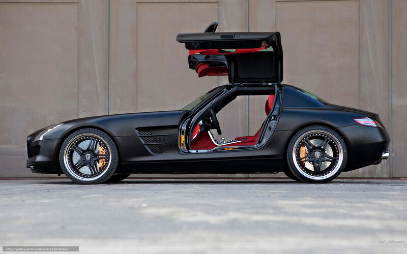 Black Sports Car — Dramatic, Photograph, Red Interior