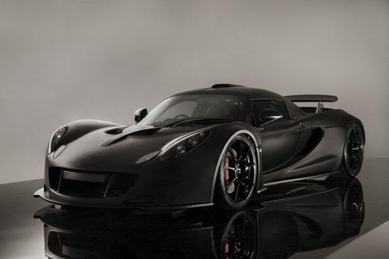 Black Sports Car — Dramatic, Photograph, Reflective Surface