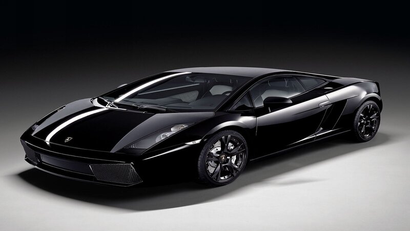 Black Sports Car — Dramatic, Photograph, Studio Lighting