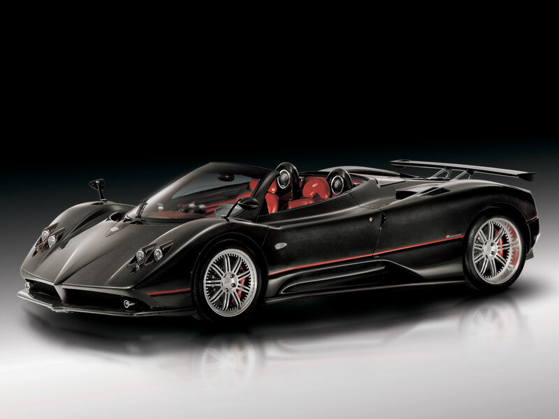 Black Sports Car — Dramatic, Photograph