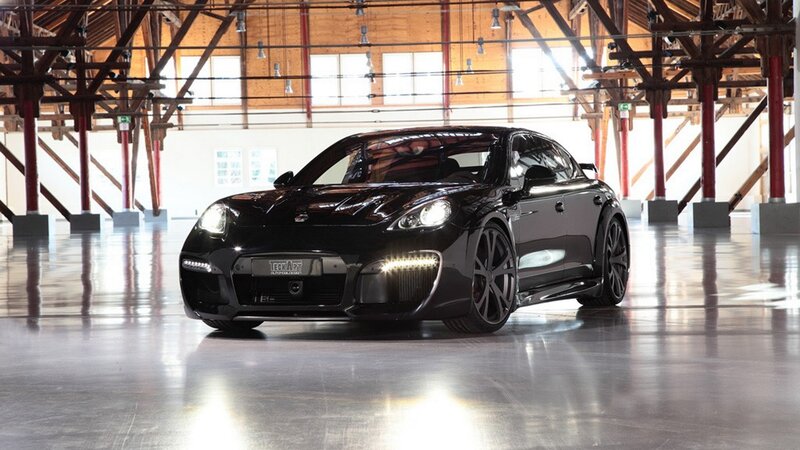 Black Sports Car — Dramatic, Photograph, Warehouse
