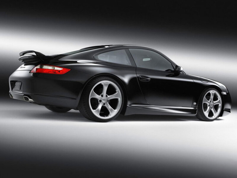 Black Sports Car — Dramatic, Photograph, Wheel, Taillight, Silver