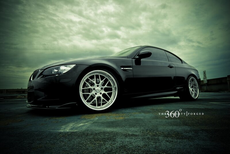Black Sports Car — Dramatic, Photograph, Wheels, Sky