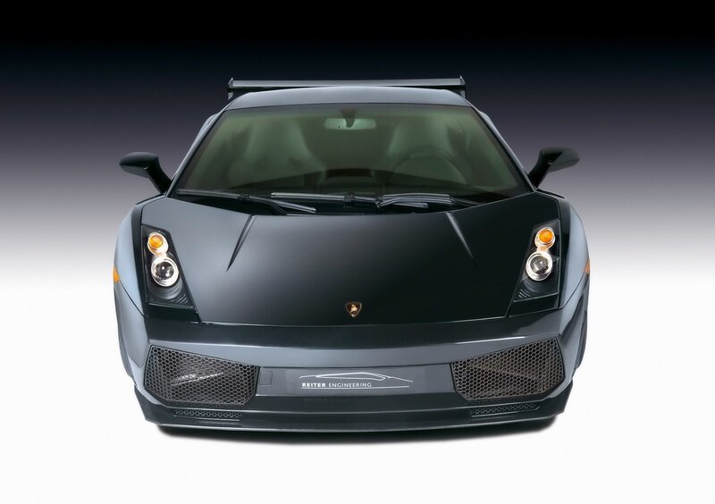 Black Sports Car — Dramatic, Photograph, Windshield, Headlights, Grille
