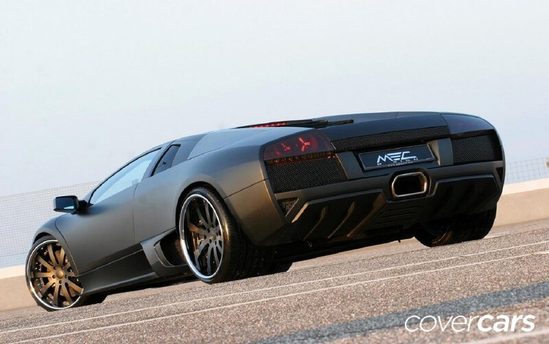 Black Sports Car — Dramatic, Sunset, Photograph, Road