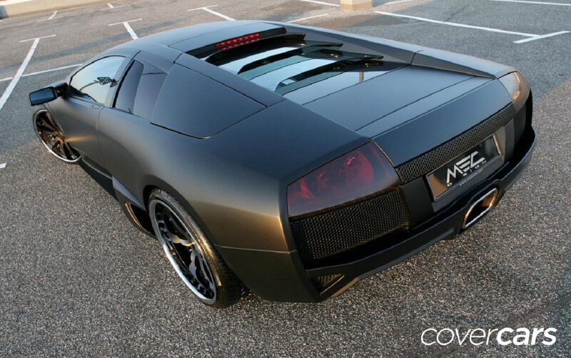 Black Sports Car — Dramatic, Sunset, Photograph