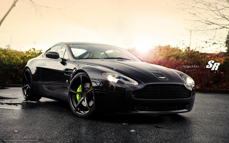 Black Sports Car — Dramatic, Sunset, Photograph, Wheels