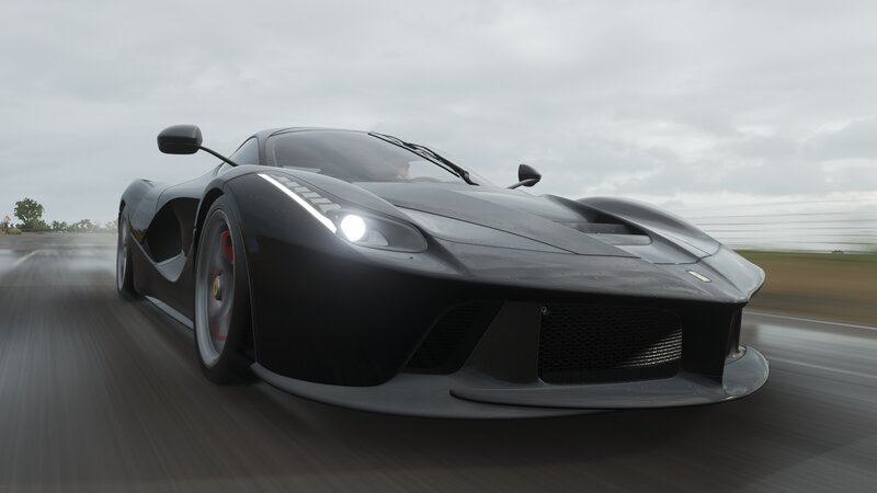 Black Sports Car — Dynamic, 3d Render, Road
