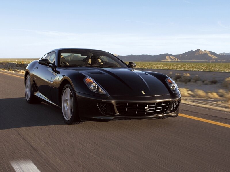 Black Sports Car — Dynamic, Afternoon, Photograph, Road, Mountains