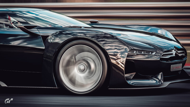 Black Sports Car — Dynamic, Digital Art, Wheel