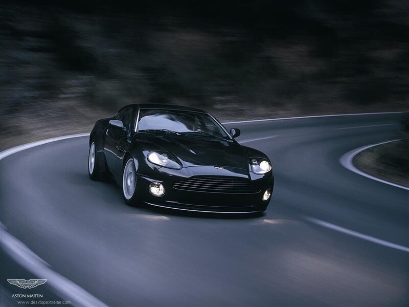 Black Sports Car — Dynamic, Night, Photograph, Road, Lights