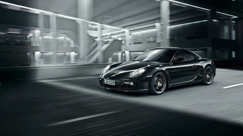 Black Sports Car — Dynamic, Night, Photograph, Road, Tunnel