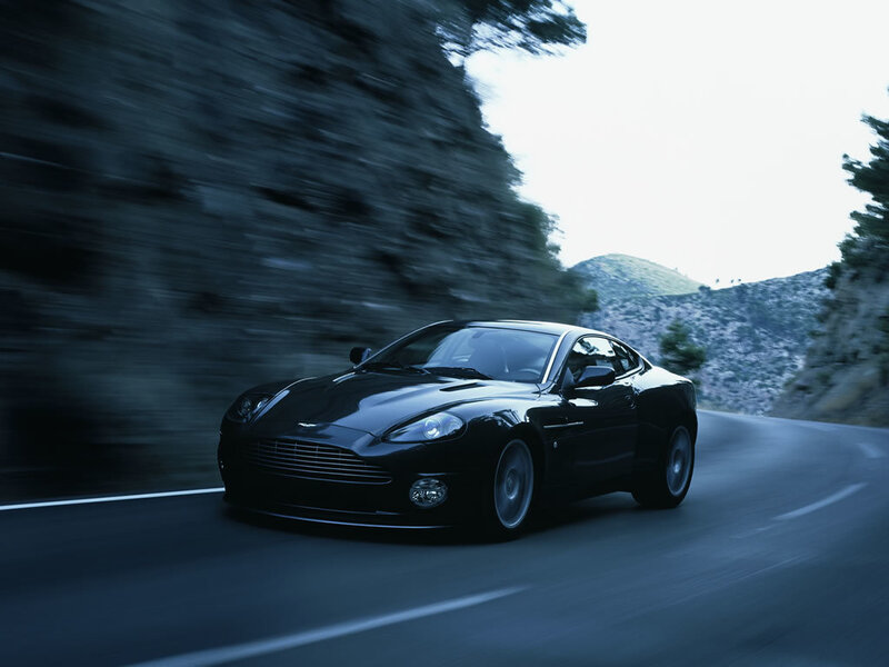 Black Sports Car — Dynamic, Photograph, Road, Mountain