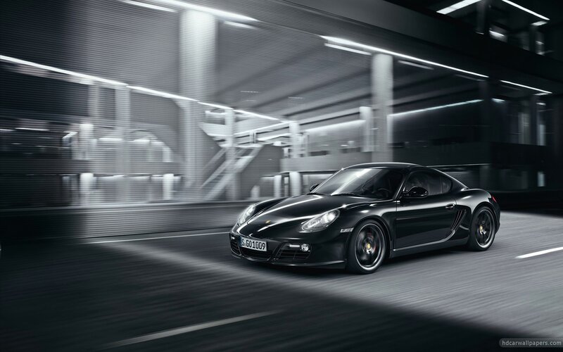Black Sports Car — Dynamic, Photograph, Road, Tunnel, Gray