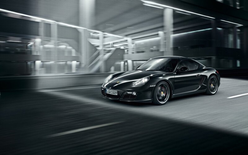 Black Sports Car — Dynamic, Photograph, Road, Tunnel