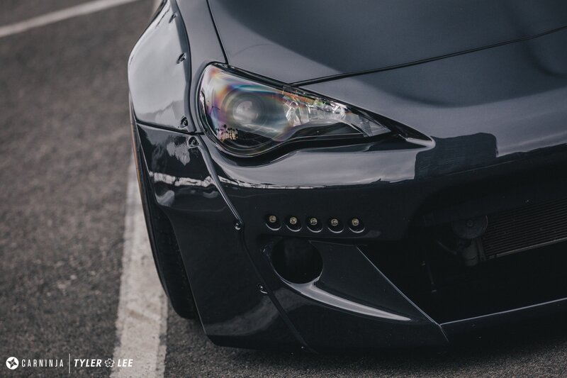 Black Sports Car Front — Dramatic, Photograph, Headlight