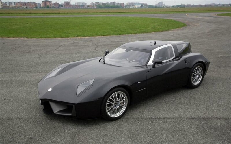 Black Sports Car — Gray, Calm