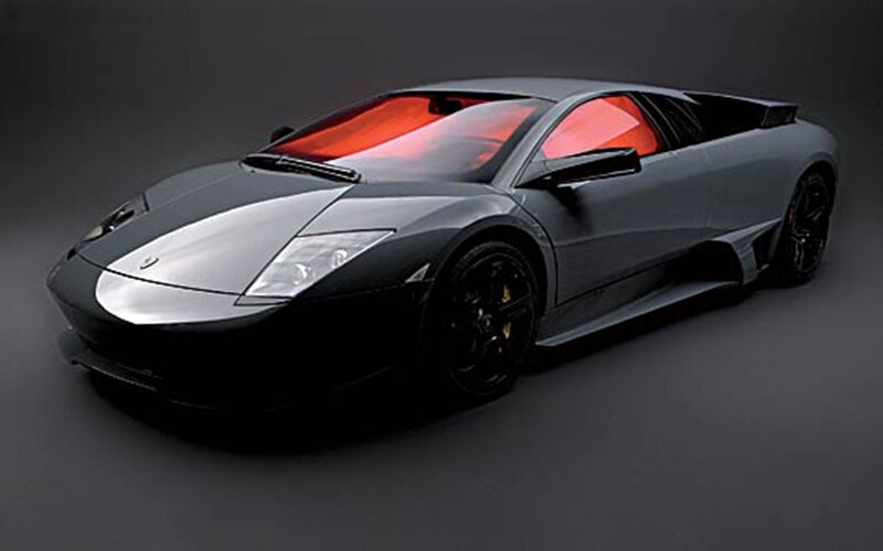 Black Sports Car — Gray, Dramatic, Photograph, Windows