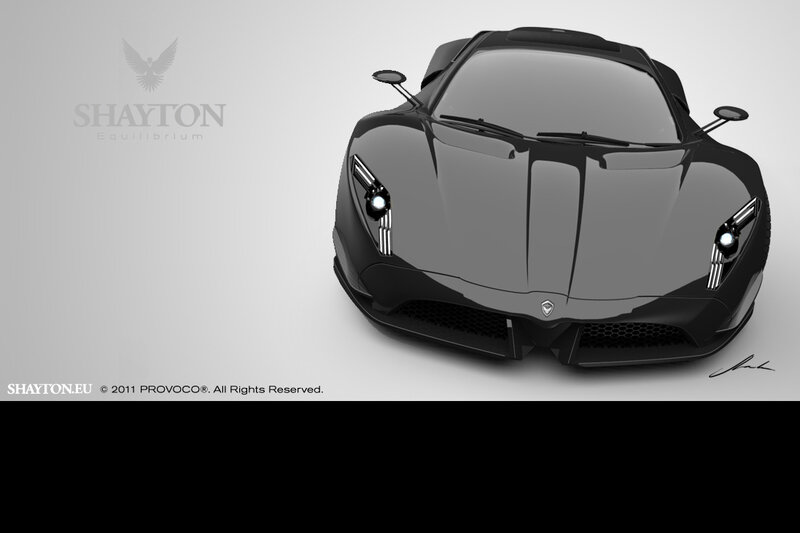 Black Sports Car — Gray, Neutral