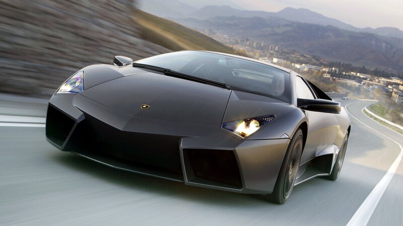 Black Sports Car — Gray, Road