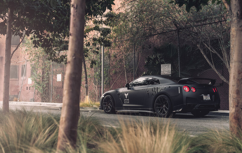 Black Sports Car — Gray, Urban