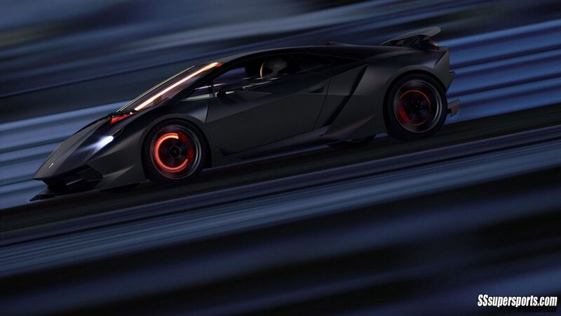 black sports car in motion