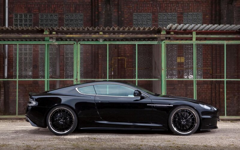Black Sports Car — Industrial