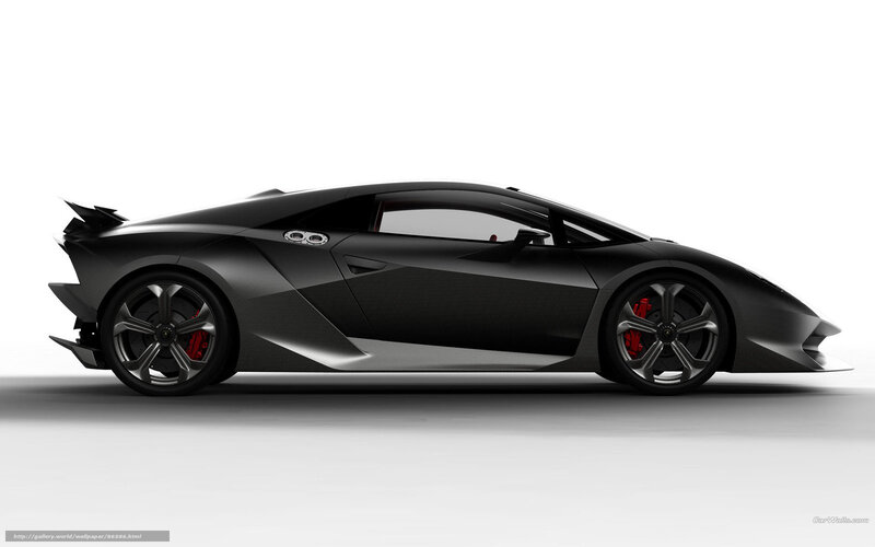 Black Sports Car — Minimalist, 3d Render