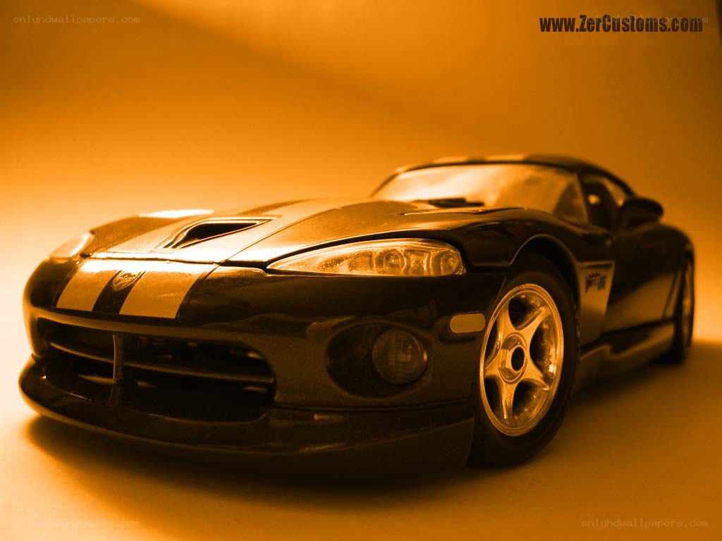 black sports car model
